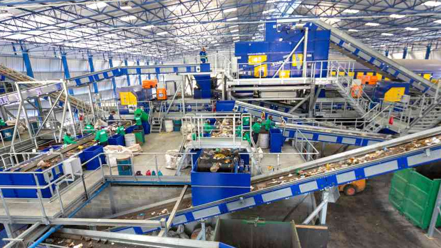 Bild: Projektbeispiel Müllsortieranlage Brasilien Bild: Projektbeispiel Müllsortieranlage Brasilien