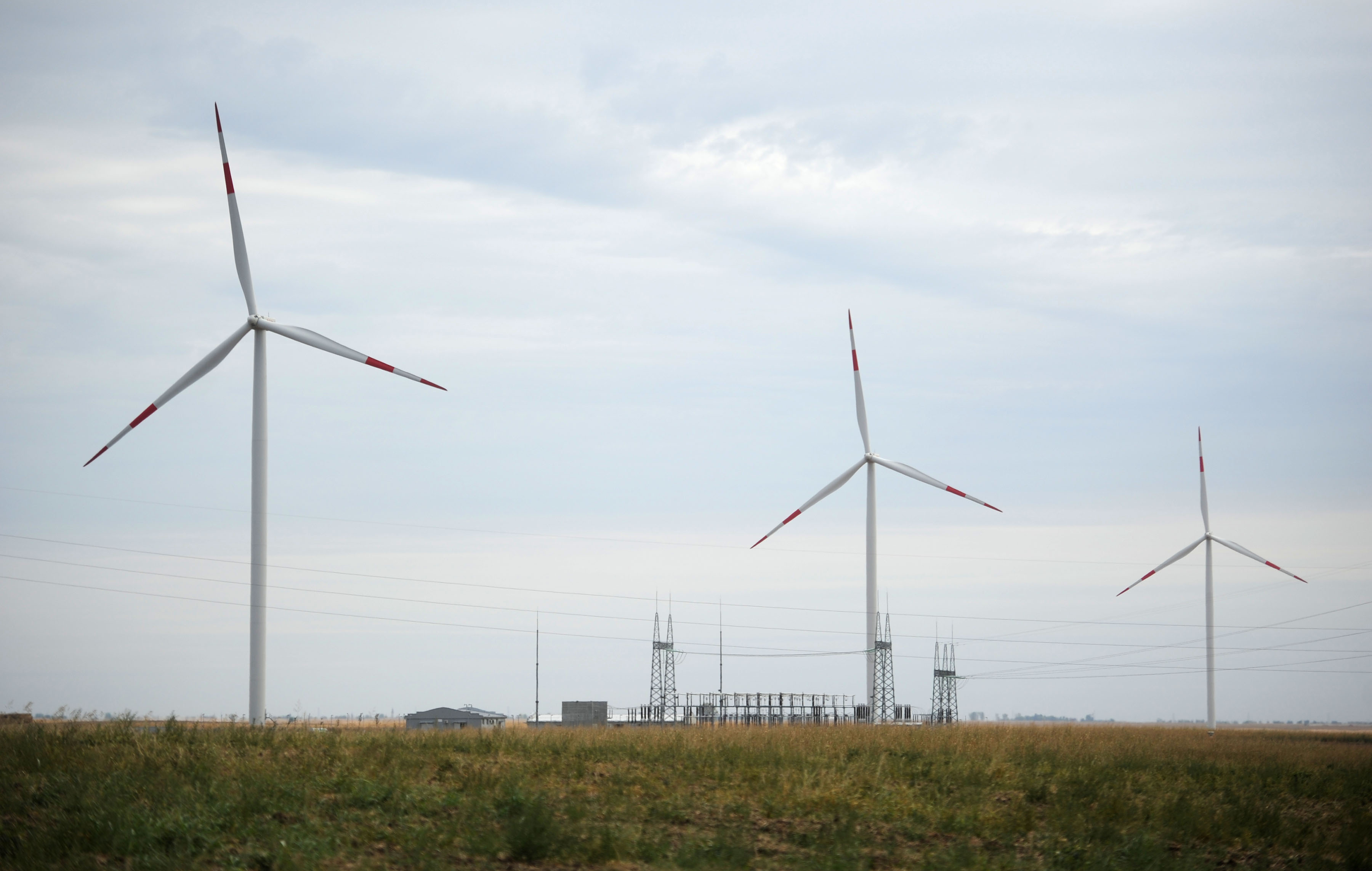 Bild: Windpark Kovačica in Serbien   