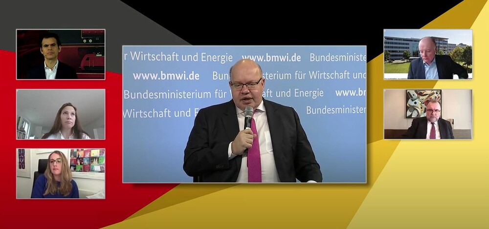 AGA-Report 320 Bild: Minister Altmaier bei der Eröffnungsrede