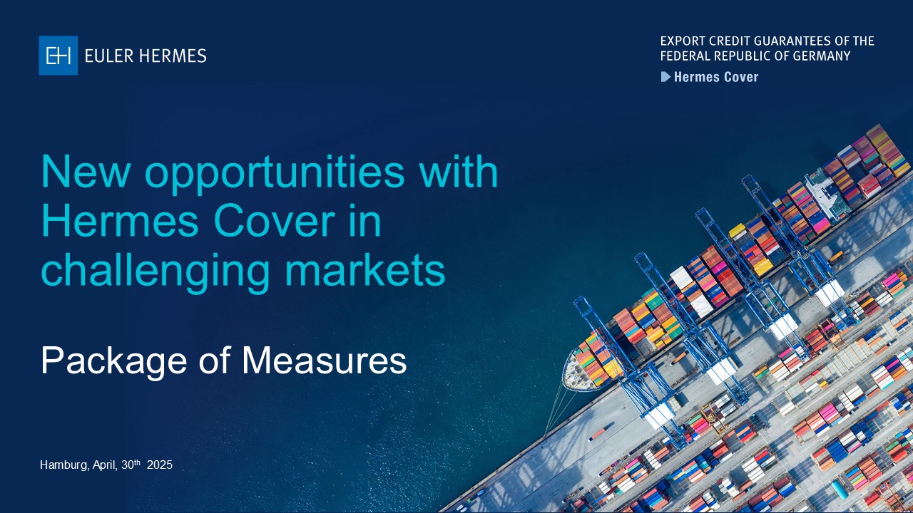 Picture: New Opportunities with Export Credit Guarantees in Challenging Markets Picture: New Opportunities with Export Credit Guarantees in Challenging Markets