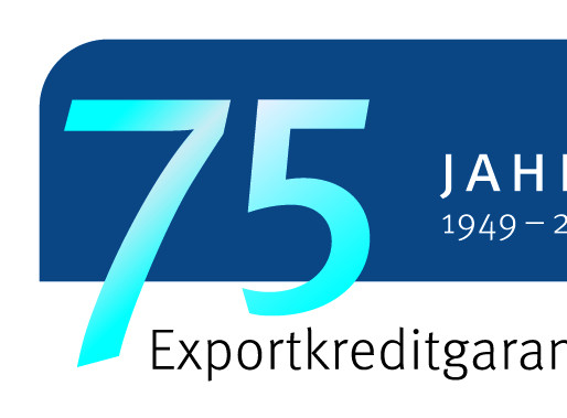 Bild: Logo 70 Jahre Exportkreditgarantien