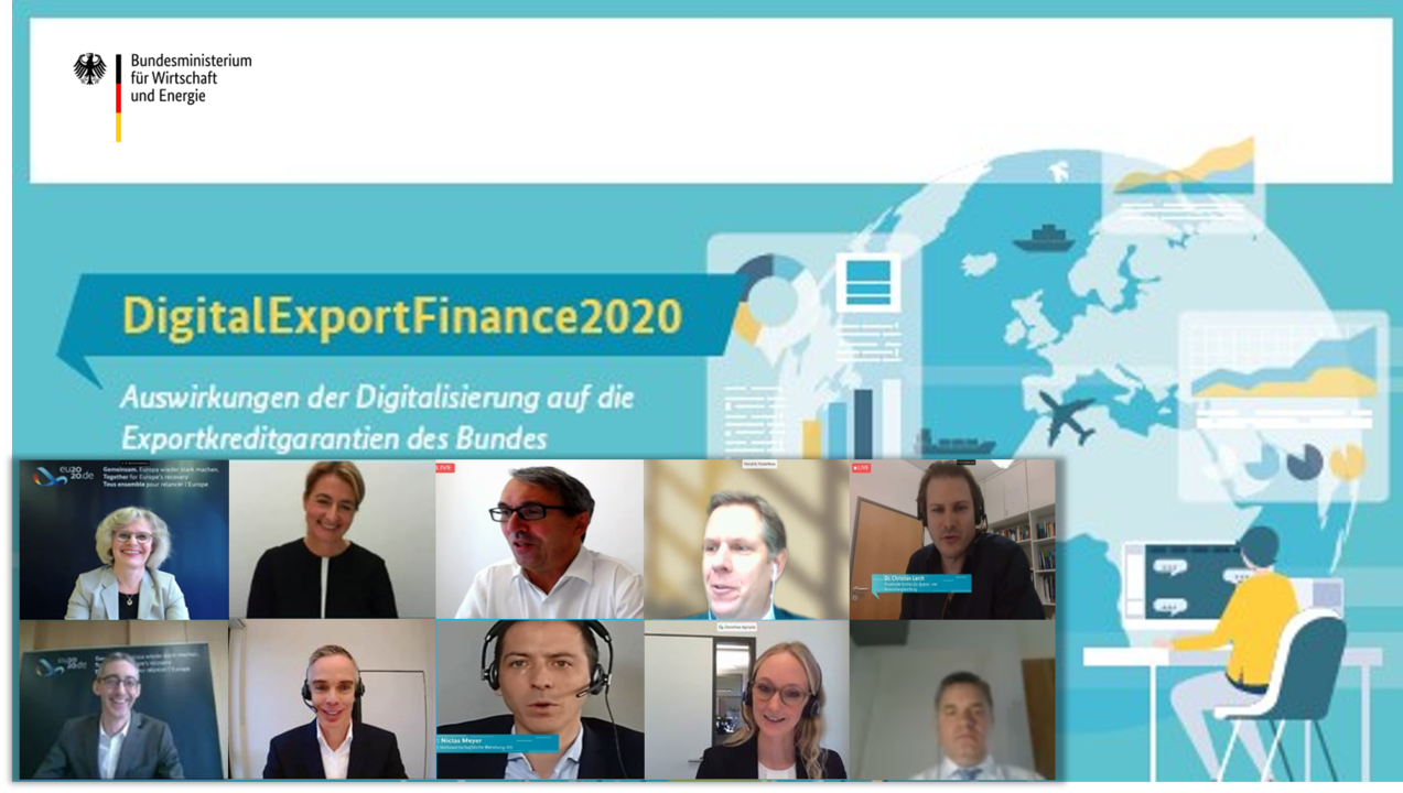 Bild: Porträts der Teilnehmer bei dem Webinar zur Digitalisierungsstudie Bild: Porträts der Teilnehmer bei dem Webinar zur Digitalisierungsstudie