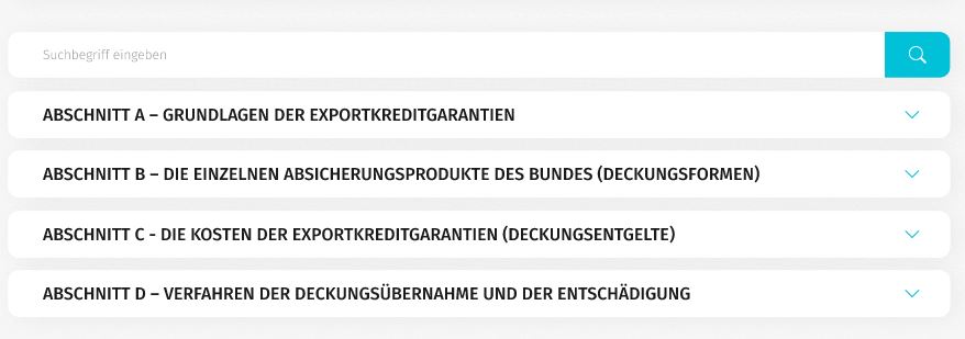 Bild: Abschnitte im Handbuch Bild: Abschnitte im Handbuch